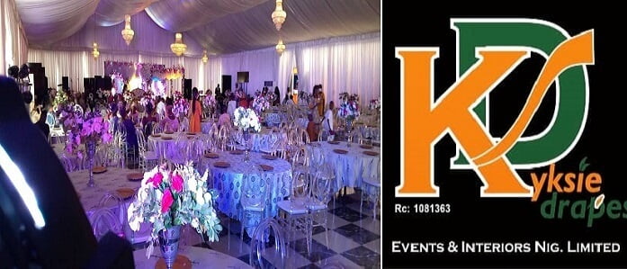 Kyksie drapes Events-Top 5 Event Planners in Nigeria